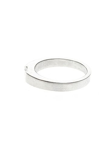 Cartier Cartier Tank Ring Diamond Platinum Fashion Diamond Band Ring Carat/0.25 Silver (view 2)