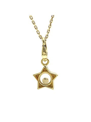 Chopard Chopard Happy Diamonds Necklace 802567 Yellow Gold (18K) Diamond Women,Men Fashion Necklace (Gold) (view 2)