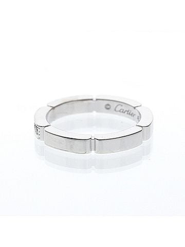 Cartier Cartier Maillon Panthère Ring With 4 Diamonds White Gold (18K) Fashion Diamond Band Ring Silver (view 2)
