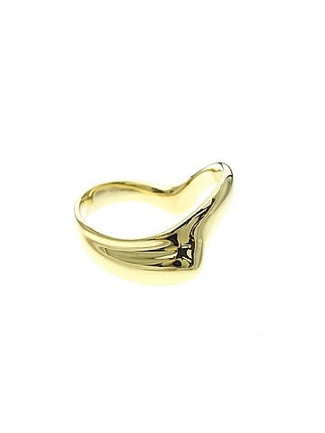Tiffany & Co. Tiffany Open Heart Ring Yellow Gold (18K) Fashion No Stone Band Ring Gold (view 1)