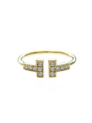 Tiffany & Co. Tiffany T-wire Diamond Ring Yellow Gold (18K) Fashion Diamond Band Ring Gold (view 1)