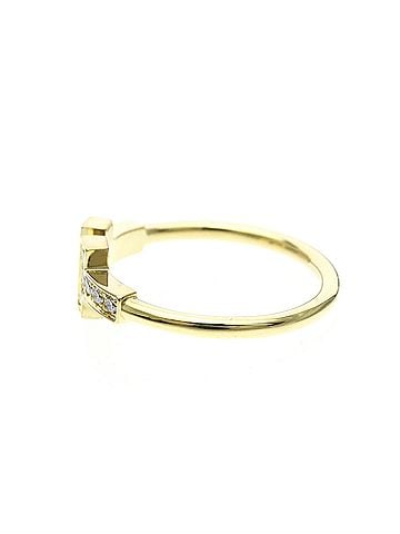Tiffany & Co. Tiffany T-wire Diamond Ring Yellow Gold (18K) Fashion Diamond Band Ring Gold (view 2)
