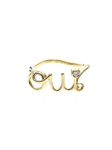 Christian Dior Christian Dior Dior Amour Yellow Gold (18K) Fashion Diamond Band Ring Gold (view 1)