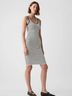 Gap Stripes White Black Casual Dress Size S (tall) - photo 3