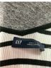 Gap Stripes White Black Casual Dress Size S (tall) - photo 5