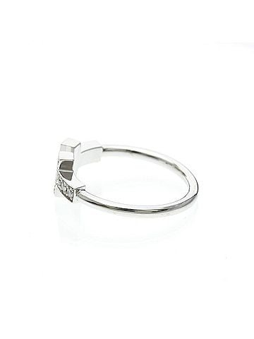 Tiffany & Co. Tiffany T-wire Diamond Ring White Gold (18K) Fashion Diamond Band Ring Silver (view 2)