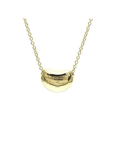 Tiffany & Co. Tiffany Bean Necklace Yellow Gold (18K) No Stone Men,Women Fashion Necklace (Gold) (view 2)