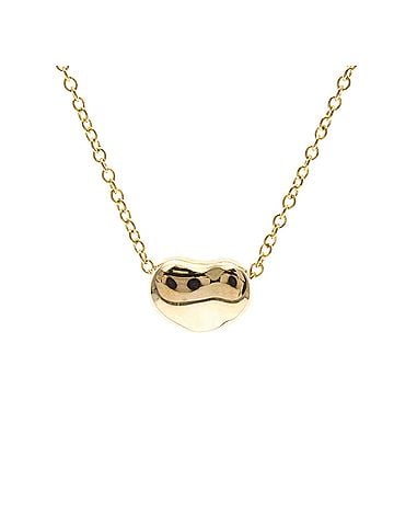 Tiffany & Co. Tiffany Bean Necklace Pink Gold (18K) No Stone Men,Women Fashion Necklace (Pink Gold) (view 1)