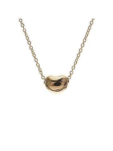 Tiffany & Co. Tiffany Bean Necklace Pink Gold (18K) No Stone Men,Women Fashion Necklace (Pink Gold) (view 2)