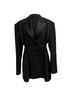Givenchy 100% Wool Black Givenchy Single-Breasted Blazer in Black Wool Size 10 - photo 1