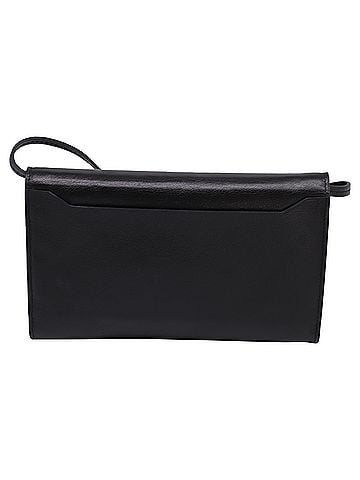 Tom Ford Tom Ford Natalia Clutch Bag in Black Leather (view 2)
