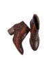 Madewell 100% Leather Snake Print Red Black Ankle Boots Size 8 1/2 - photo 1