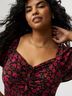 Torrid Floral Black Pink Overalls Size 4X - photo 6