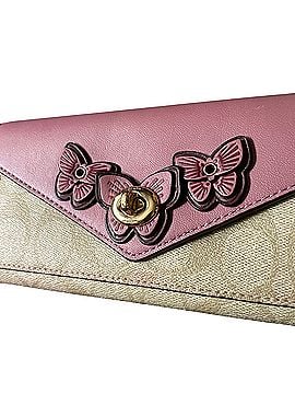 Coach slim envelope wallet in butterfly appliqué Leather Wallet (view 2)