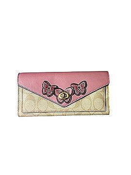 Coach slim envelope wallet in butterfly appliqué Leather Wallet (view 1)