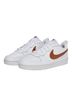 Nike 100% Leather White Brown Sneakers Size 8 1/2 - photo 1