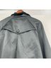 Michael Kors 100% Polyester Solid Black Faux Leather Jacket Size M - photo 5