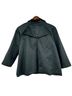Michael Kors 100% Polyester Solid Black Faux Leather Jacket Size M - photo 2