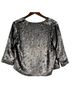 Milly 100% Polyester 100% Polyester Silver Jacket Size 2 - photo 2