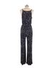 Korye Floral Blue Tan Jumpsuit Size XL - photo 2