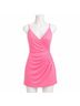 Alyce 100% Polyester Solid Pink Cocktail Dress Size 0 - photo 12
