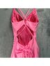 Alyce 100% Polyester Solid Pink Cocktail Dress Size 0 - photo 13