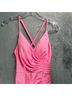 Alyce 100% Polyester Solid Pink Cocktail Dress Size 0 - photo 3