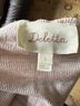 Deletta Print Multi Color Short Sleeve Blouse Size L - photo 3