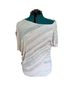 Deletta Print Multi Color Short Sleeve Blouse Size L - photo 1