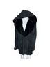 Wilsons Leather 100% Nylon 100% Polyester 100% Acrylic Solid Black Coat Size M - photo 4