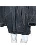 Wilsons Leather 100% Nylon 100% Polyester 100% Acrylic Solid Black Coat Size M - photo 7