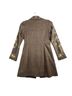 Newport News Floral Brown Coat Size 4 - photo 2