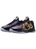 Nike Solid Purple Black Gold Sneakers Size 6 - photo 1