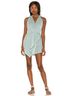 Chio Teal Silver Cocktail Dress Size L - photo 6
