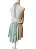 Chio Teal Silver Cocktail Dress Size L - photo 2