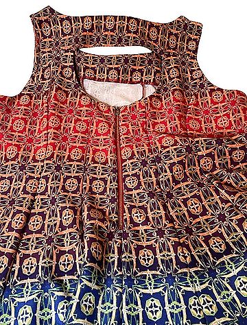 Julian Taylor Geometric Fit &amp; Flare Casual Dress (view 2)