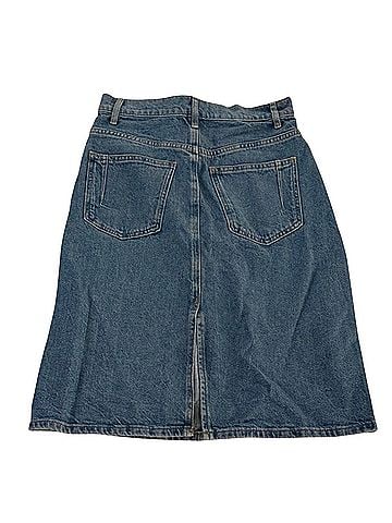 10 Crosby Derek Lam Intermix Sutton Denim Skirt (view 2)