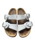 M. Gemi 100% Calf Leather White Sandals Size EU 39 1/2 - photo 2