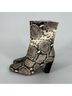 Franco Sarto Animal Print Gray Black Heels Size 9 1/2 - photo 4