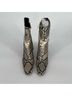 Franco Sarto Animal Print Gray Black Heels Size 9 1/2 - photo 13