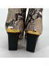 Franco Sarto Animal Print Gray Black Heels Size 9 1/2 - photo 8
