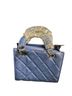 Badgley Mischka Blue Leather Tote One size - photo 2