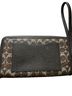 Coach Print Brown Tan Leather Wristlet One size - photo 2