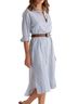 Pendleton Stripes Blue White Casual Dress Size XXS - photo 1