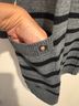 Nordstrom Stripes Gray Black Pullover Sweater Size S - photo 4