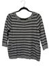 Nordstrom Stripes Gray Black Pullover Sweater Size S - photo 1