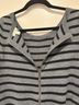 Nordstrom Stripes Gray Black Pullover Sweater Size S - photo 5