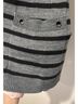 Nordstrom Stripes Gray Black Pullover Sweater Size S - photo 6