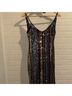 Bebe Print Black Multi Color Cocktail Dress Size S - photo 4