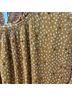 Hatch 100% Viscose 100% Polyester Floral Yellow Gold Casual Dress Size 2 - photo 9